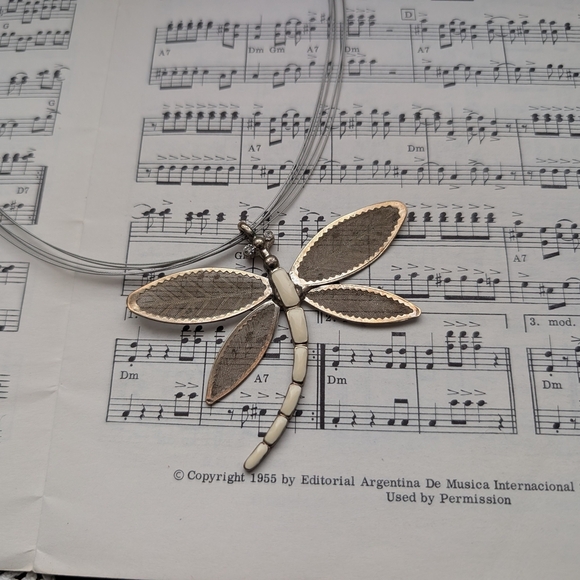 Dragonfly Pendant Necklace - Picture 2 of 7